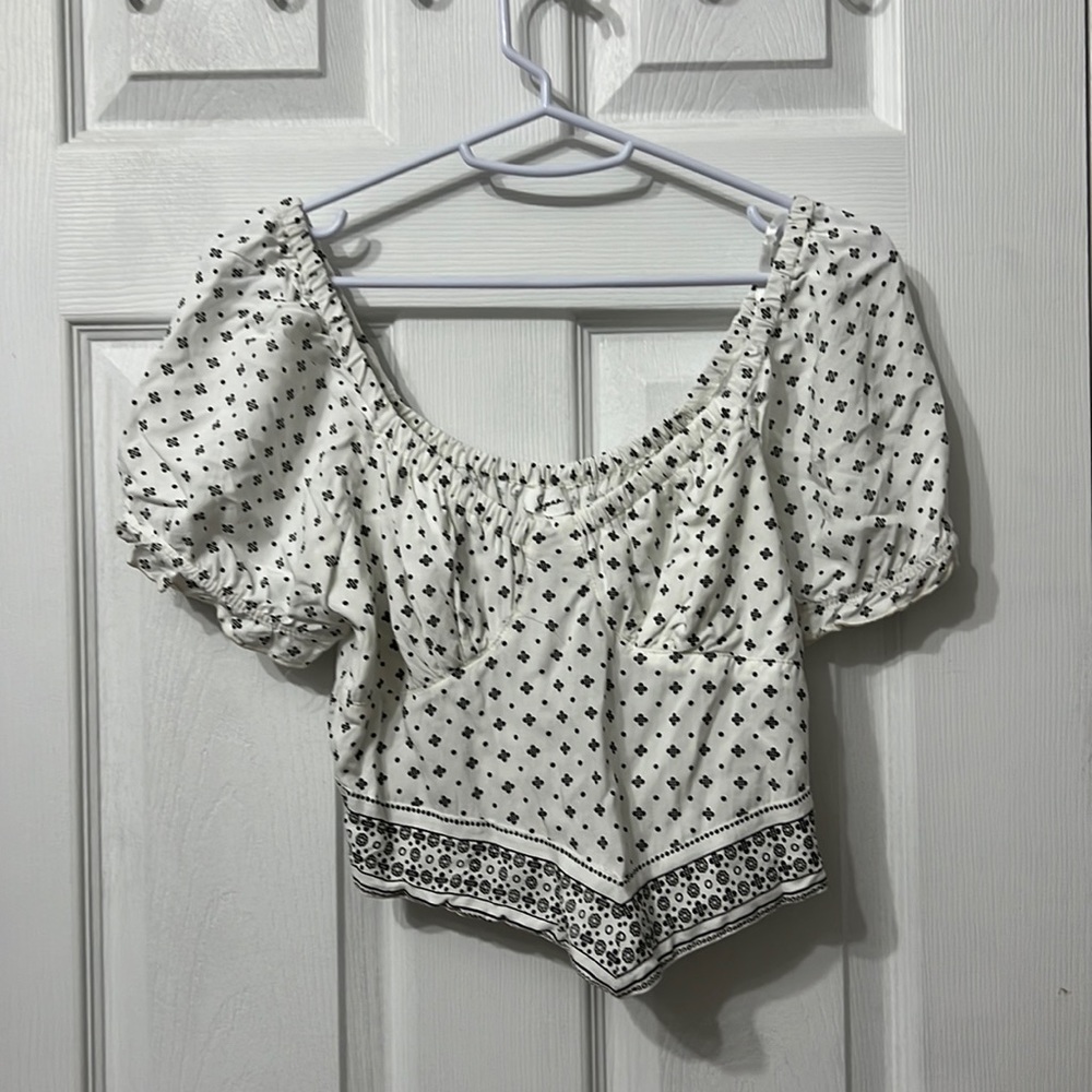 White summer top